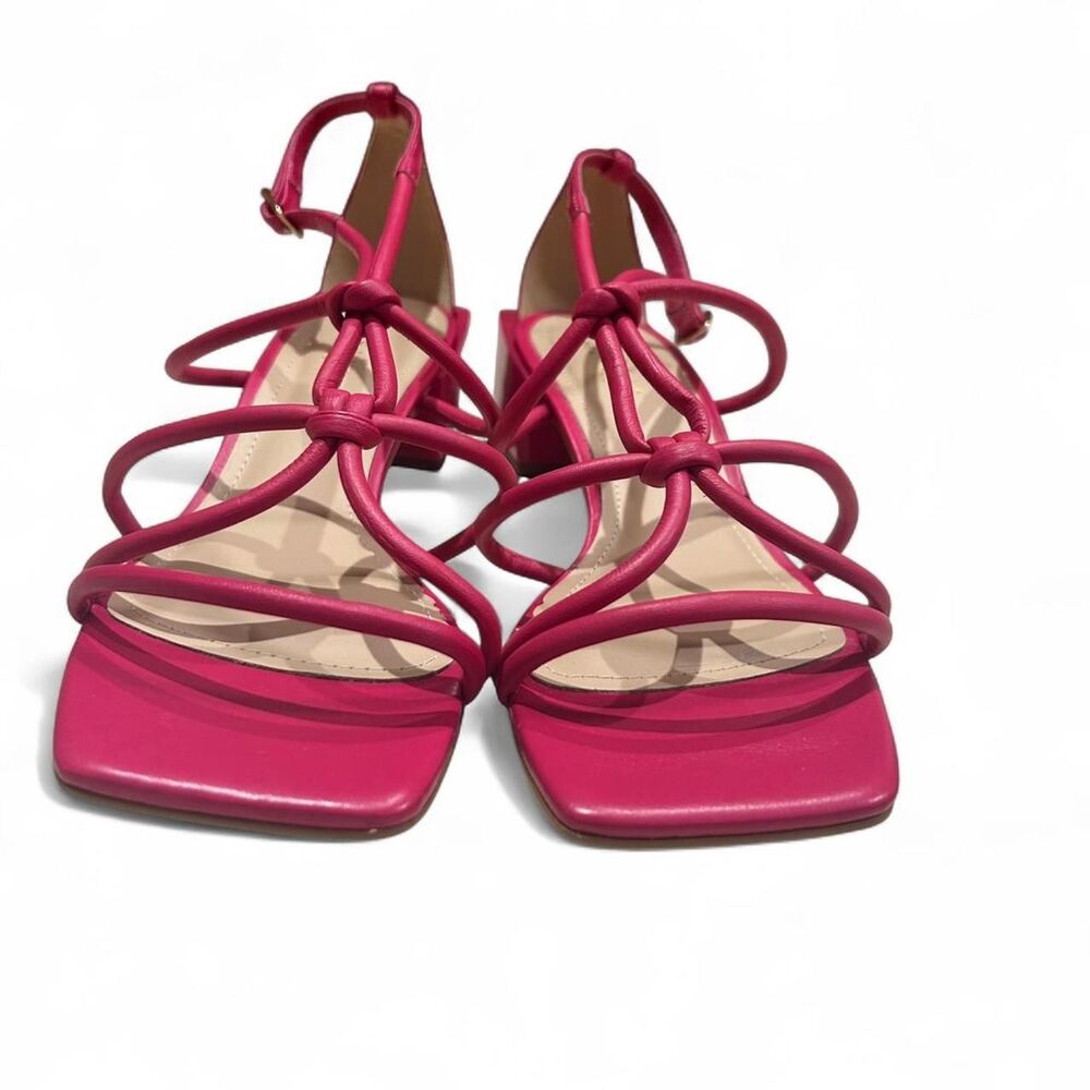 Cecelia New York pink strappy heels - Picture 4 of 5